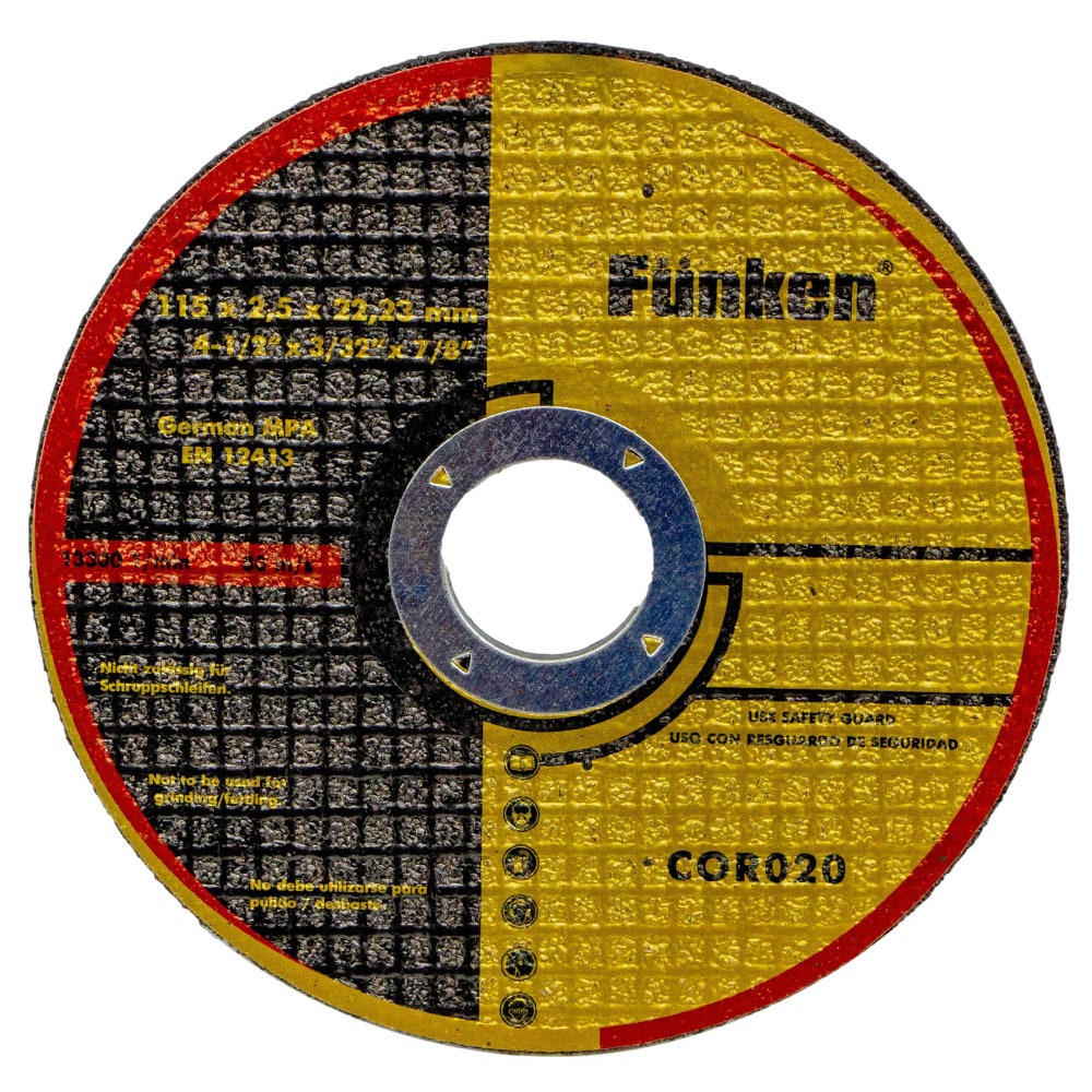 Disco Corte Metal Funken 4 1/2 X 2,5 Mm