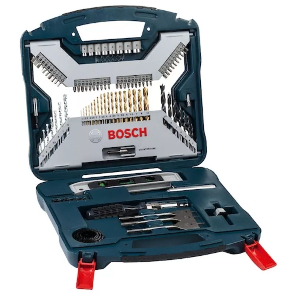 MaletÍn X-line Bosch 100 Unidades Para Taladrar Y Atornillar Mod: 2607017397