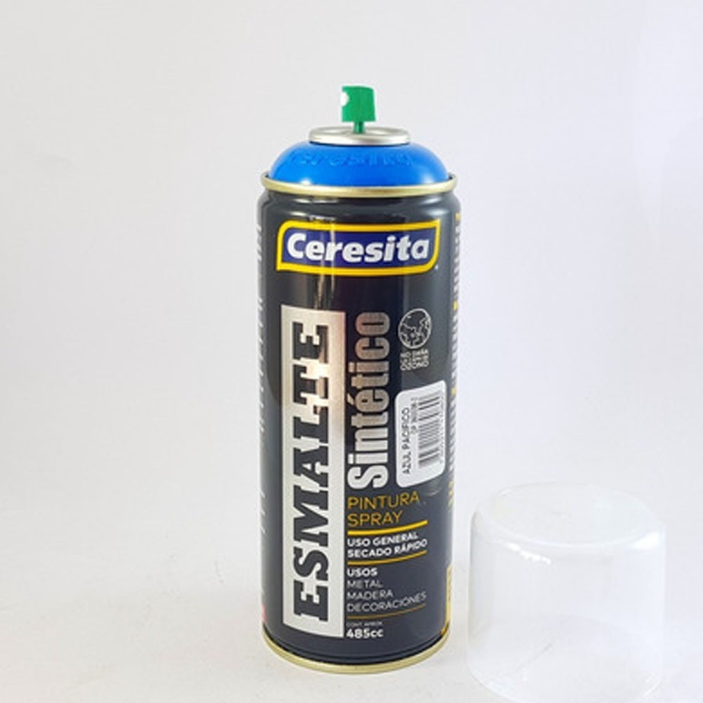 Esmalte Spray Ceresita Azul Electrico 485cc
