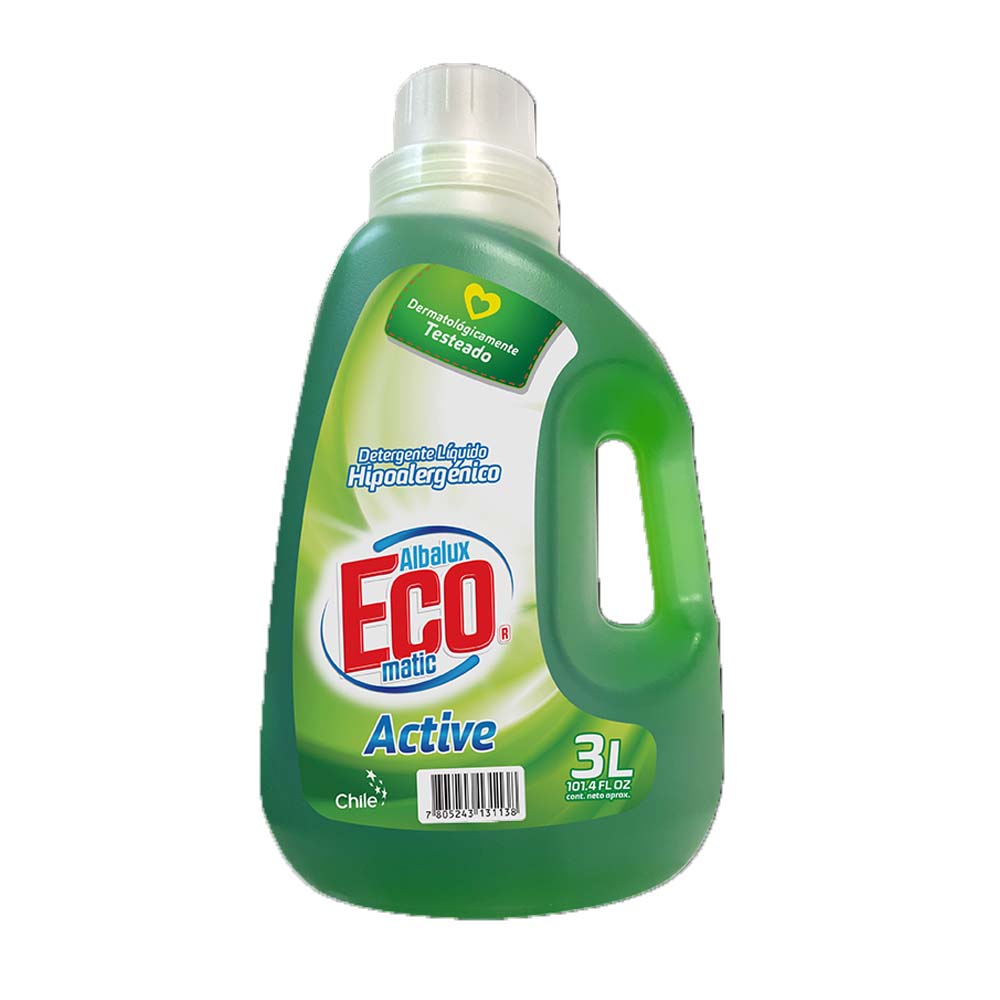 Detergente LÍquido Eco Active Bidon 3 Lts Albalux 