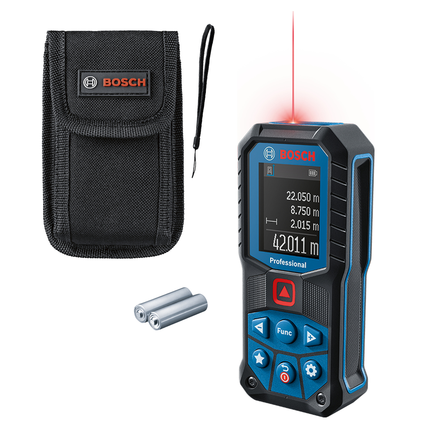 Medidor Laser Bosch 50 Mts Punto Rojo Mod: Glm 50-22
