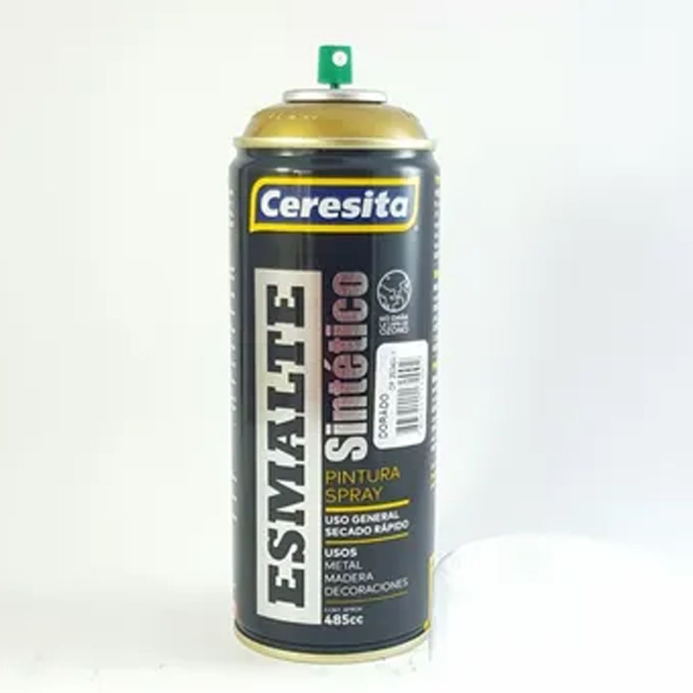 Spray Esmalte Ceresita Dorado 485CC