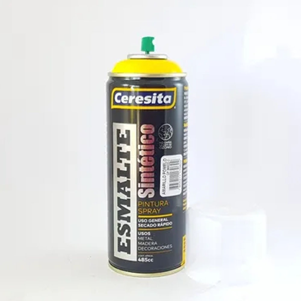 Spray Esmalte Ceresita Amarillo Pomelo 485cc 
