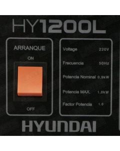 ** generador hyundai 1/1.1 kva / kw gasolina p/manual (82hyg1500) (e1)