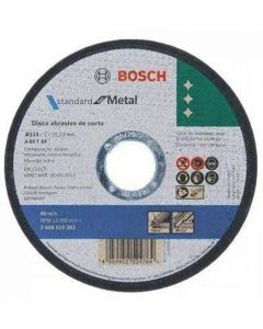 Disco Corte Inoxidable Bosch 4 1/2 1mm Angulo Verde