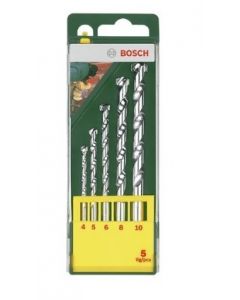 Set 5 Brocas Madera  Bosch 4/5/6/8/10 Mod: 019440