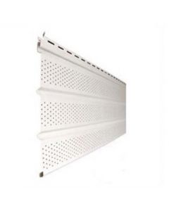 Panel alero perforado 0.30 x 3.66 m blanco dvp  (2513100003050) (e1)