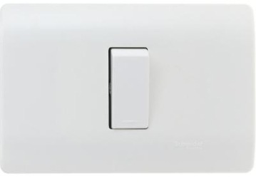 Interruptor embutido simple 9/12 placa arm. blanco genesis (marisio) mwd130247500 (e40)