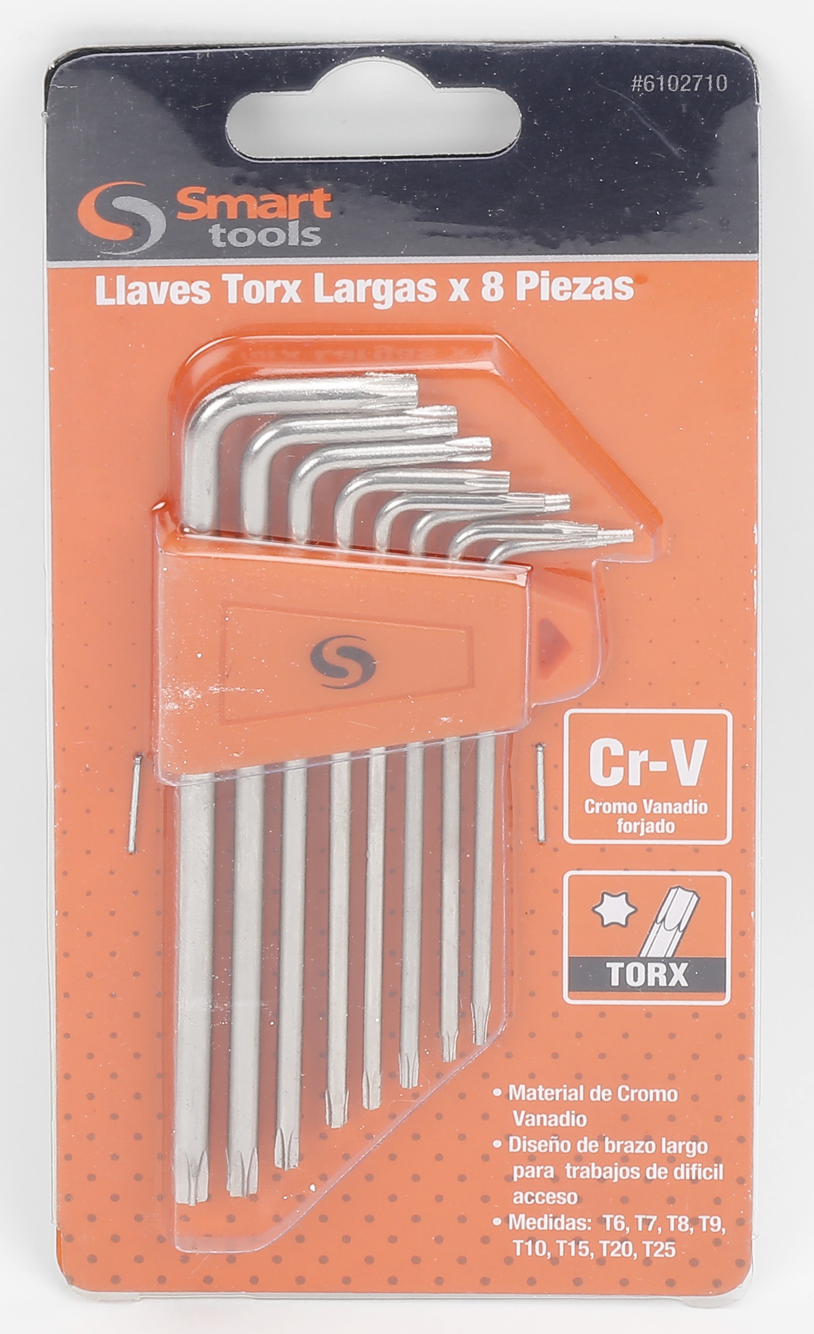Set Llaves Torx Smart Tools 8 Piezas T9 A T25 