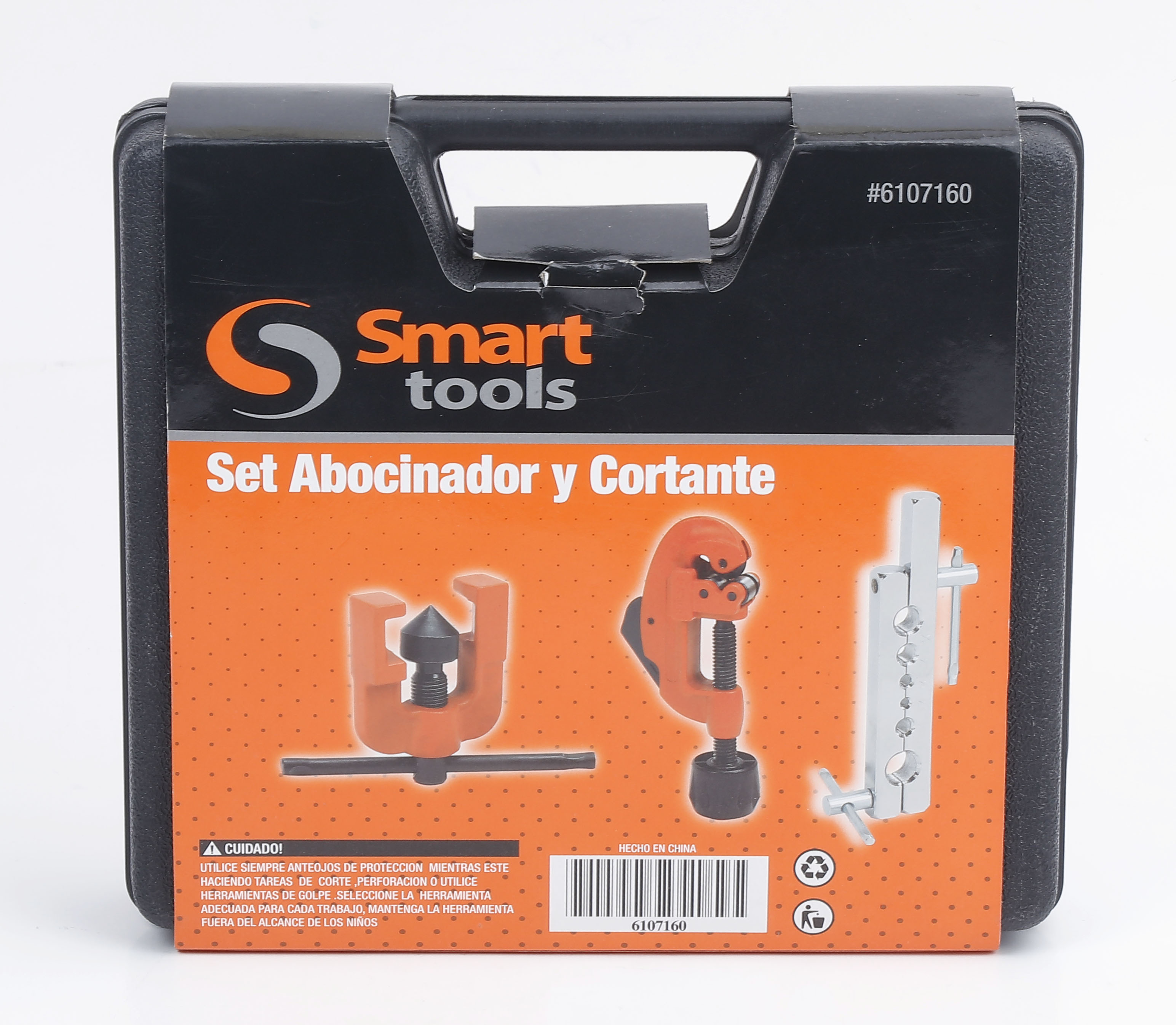 Set Avellanador De Tubos Smart Tools Con Cortatubo 3/16 A 5/8 